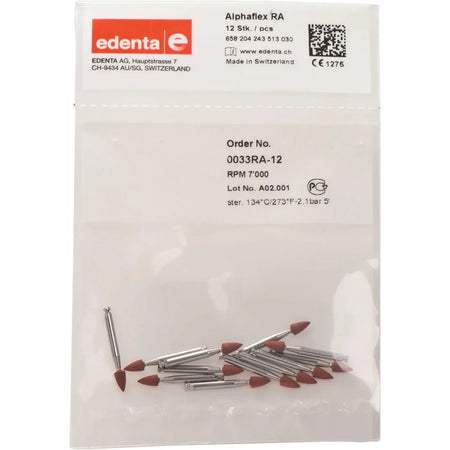 Edenta Alphaflex Bruin Polijstcup 0033RA (12 st.)-Edenta-Sordent