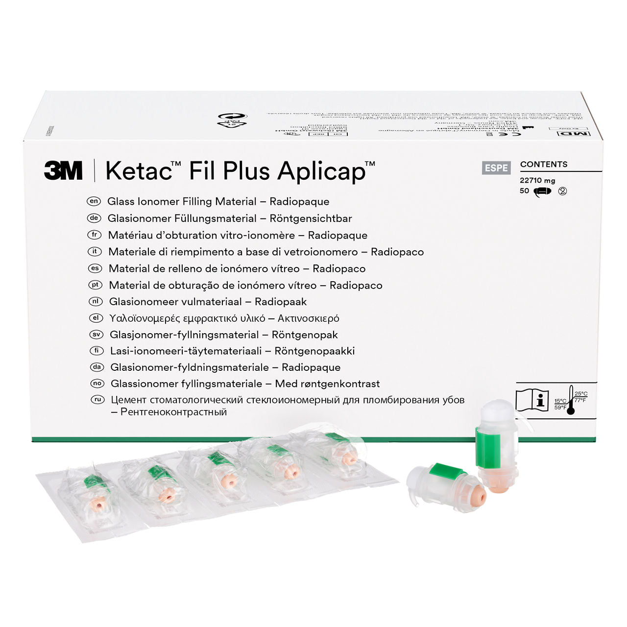 3M™ Ketac™ Fil Plus Aplicap™ Glasionomeer Restauratiemateriaal-Solventum-Sordent