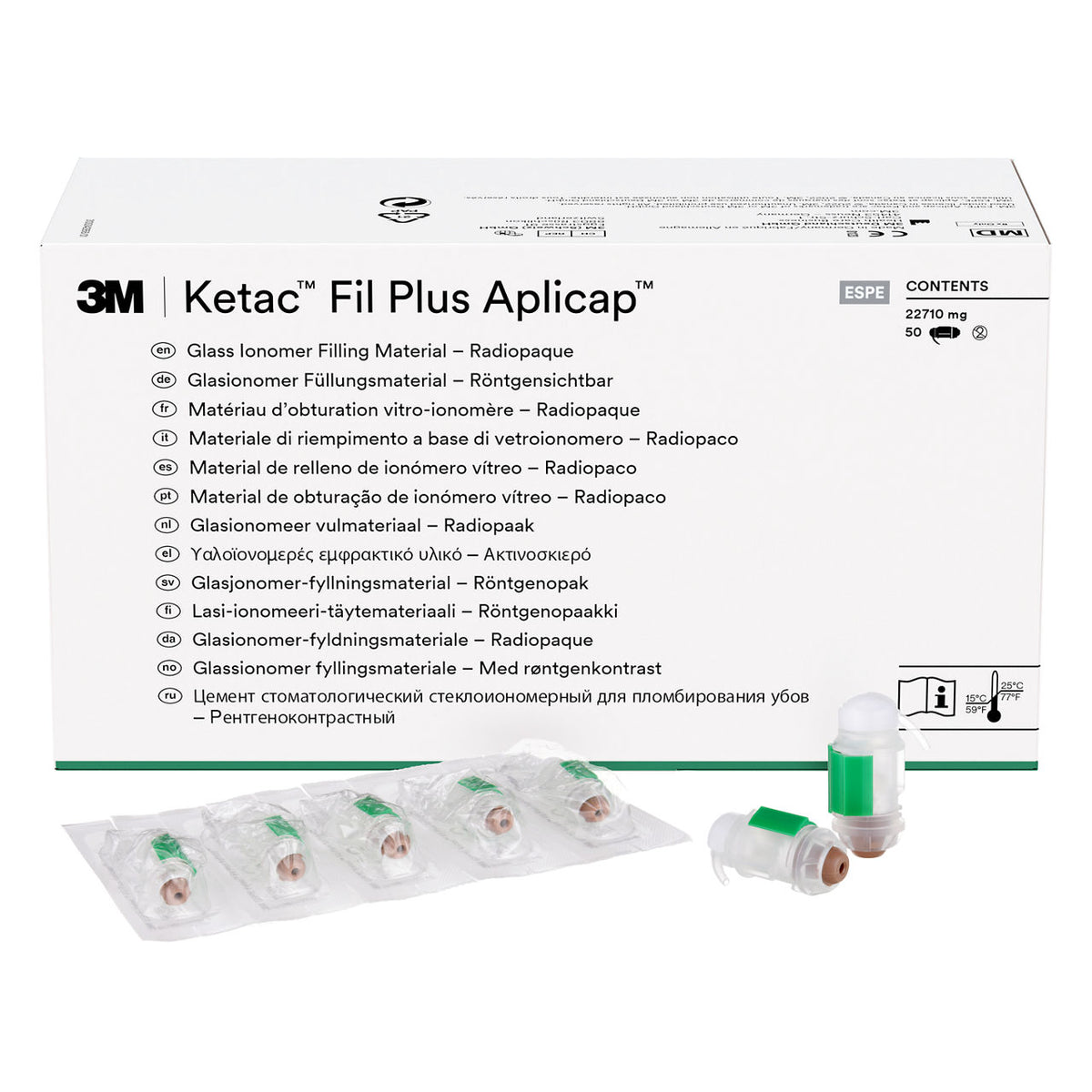 3M™ Ketac™ Fil Plus Aplicap™ Glasionomeer Restauratiemateriaal-Solventum-Sordent