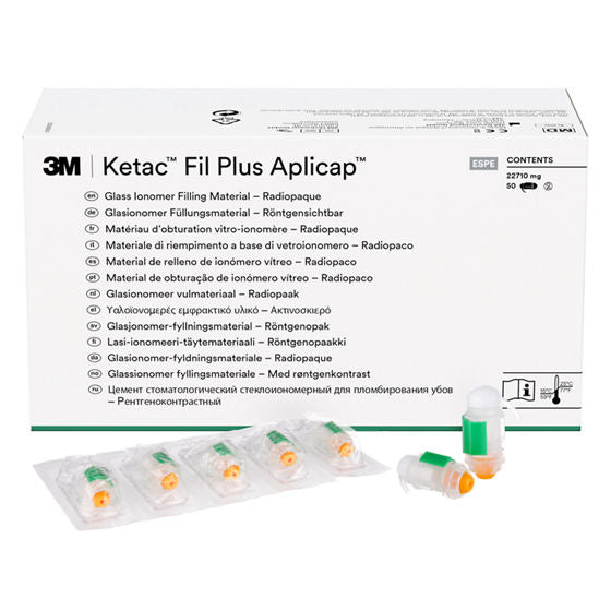 3M™ Ketac™ Fil Plus Aplicap™ Glasionomeer Restauratiemateriaal-Solventum-Refill A3.5-Sordent