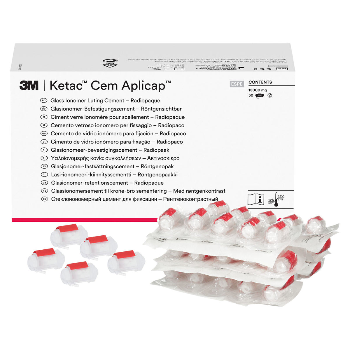 3M™ Ketac™ Cem Aplicap™ Glasionomeer Luting Cement Refill-Solventum-Sordent