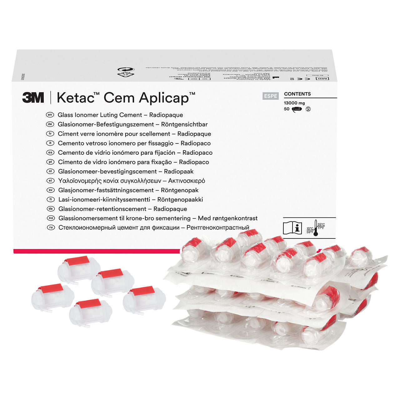 3M™ Ketac™ Cem Aplicap™ Glasionomeer Luting Cement Refill-Solventum-Sordent