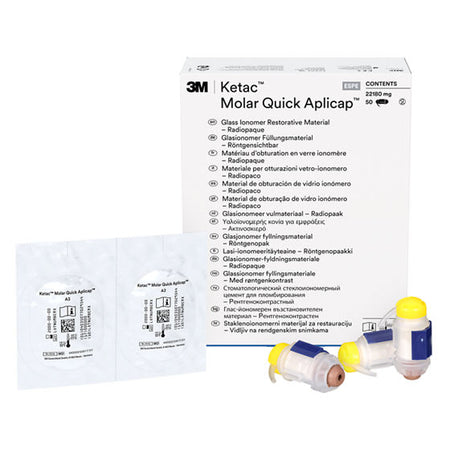 3M™ Ketac™ Molar Quick Aplicap™ Glasionomeer Restauratiemateriaal-Solventum-Refill A3 - 50 st.-Sordent