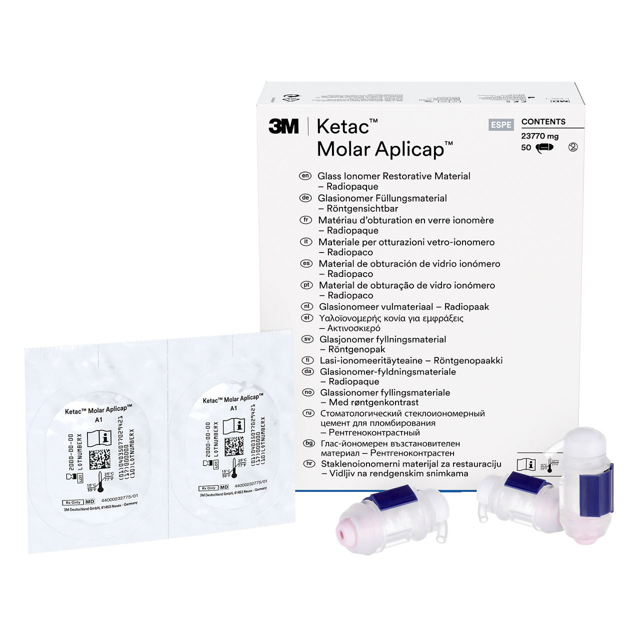 3M™ Ketac™ Molar Aplicap™ Glasionomeer Restauratiemateriaal (10 st.)-Solventum-Sordent