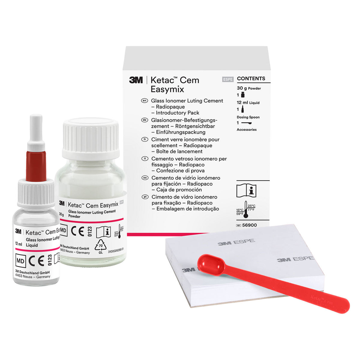 3M™ Ketac™ Cem Easymix Glasionomeer Luting Cement Intro Kit-Solventum-Sordent
