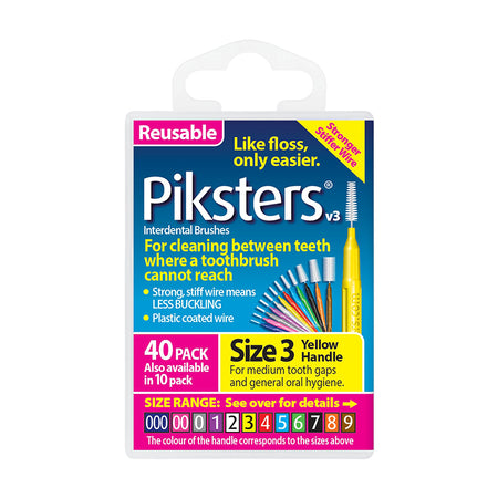 Piksters Ragers in Box - Div. Varianten (40 st.)-Piksters-Size 3 / Geel Box-Sordent