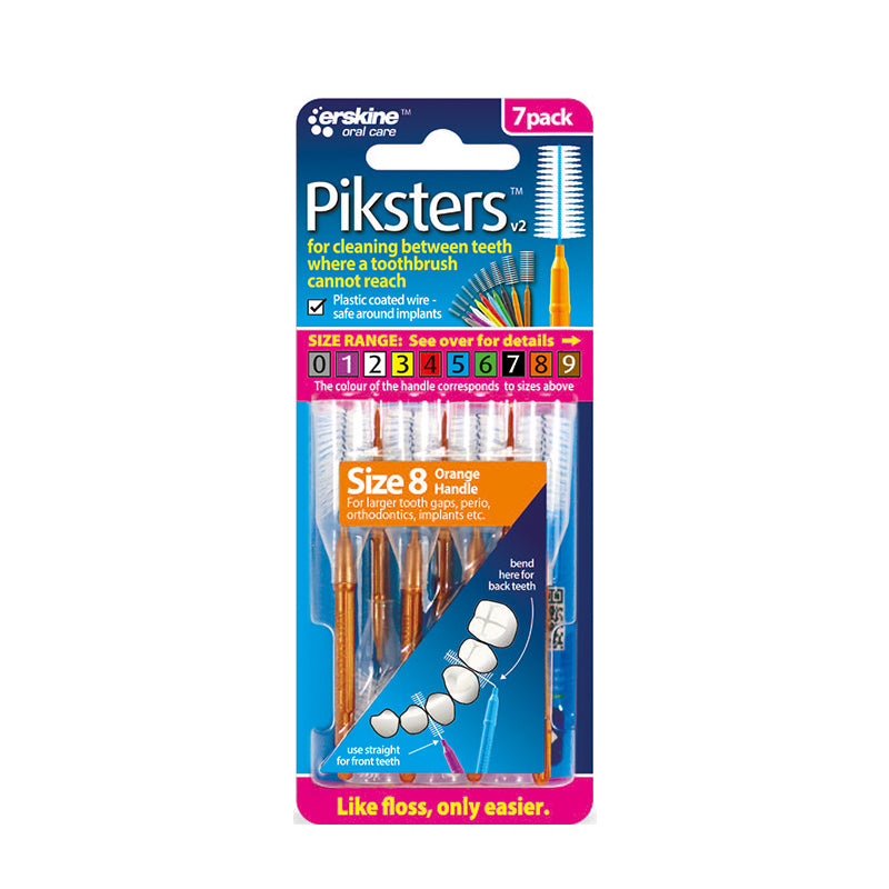 Piksters Rechte Ragers - Div. Varianten (7 st.)-Piksters-Size 8 / Oranje-Sordent