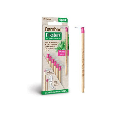 Piksters Bamboo Ragers Hoek - Div. Varianten (6 st.)-Piksters-Size 00 / X-Fijn Roze-Sordent