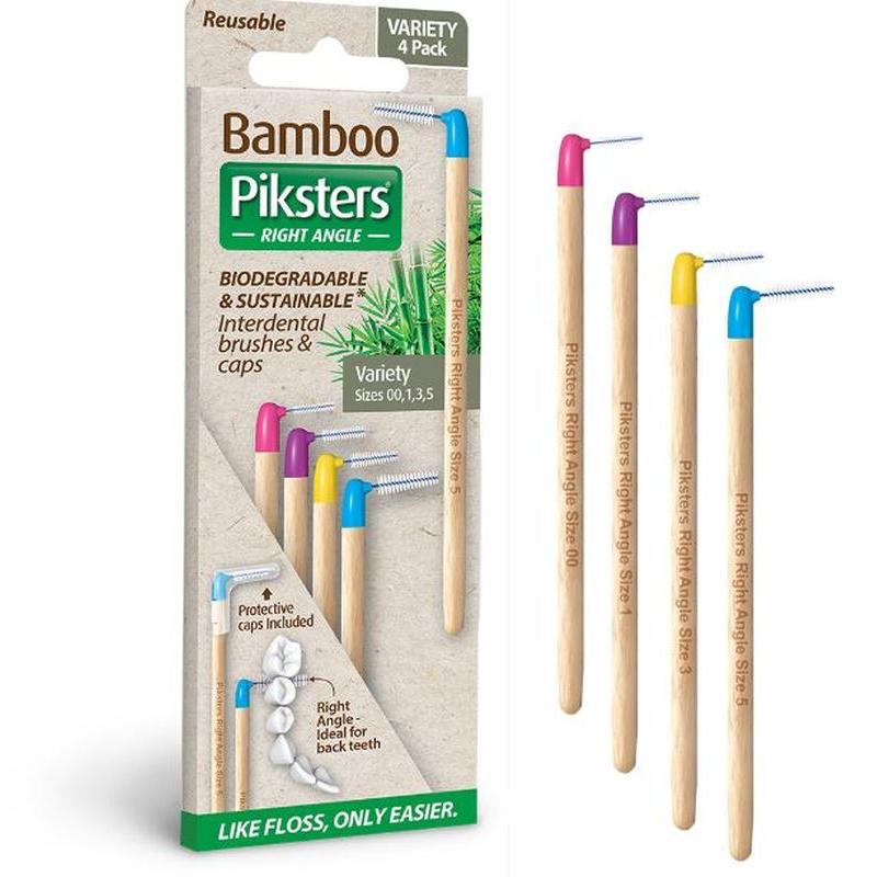 Piksters Bamboo Ragers Hoek Assorted (4 st.)-Piksters-Sordent