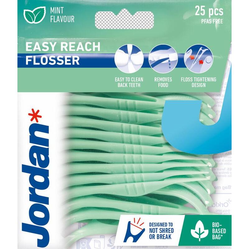 Jordan Easy Reach Flosser Mint (25 st.)-Jordan-Sordent