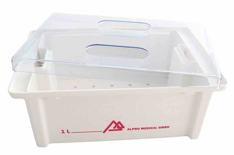 Alpro Instrumenten / Desinfectiebak met Deksel (1 L)