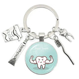 Sleutelhanger Afbeelding in Glas (9 varianten)-Instrumenten-Sordent-Gespierde kies-Sordent