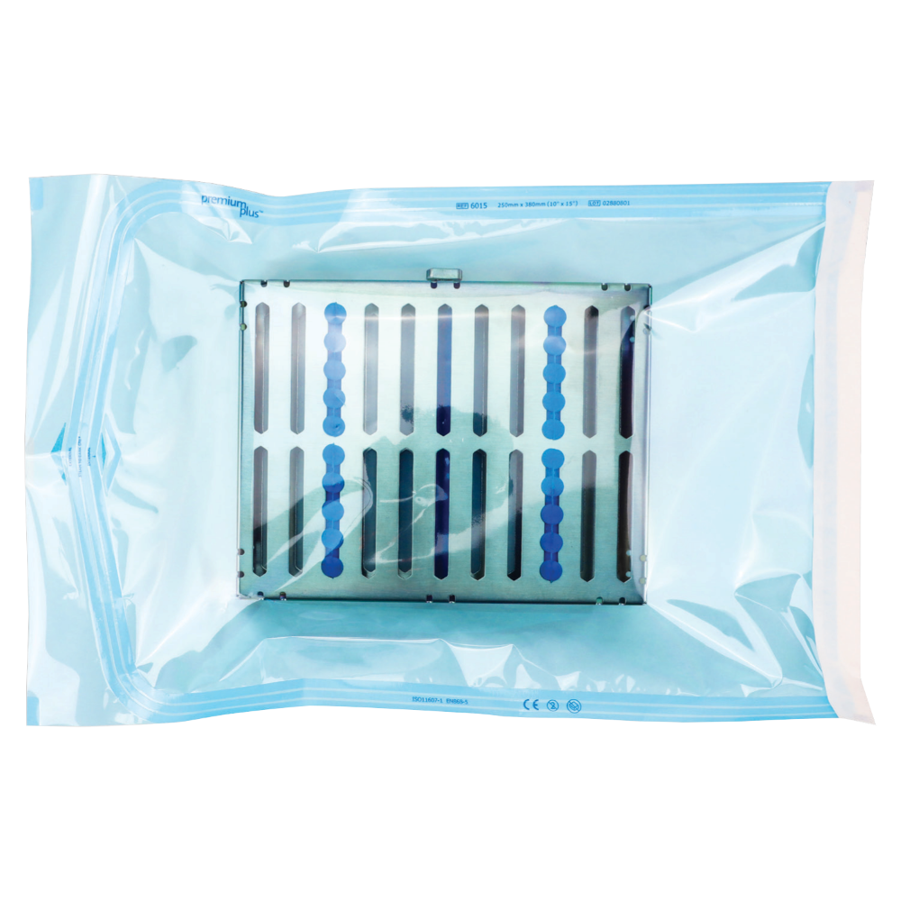 Premium Plus Sterilisatiezakken - Self-Sealing - Triple Adhesive - Div. maten-Premium Plus-6015 - 255 x 380mm-Sordent