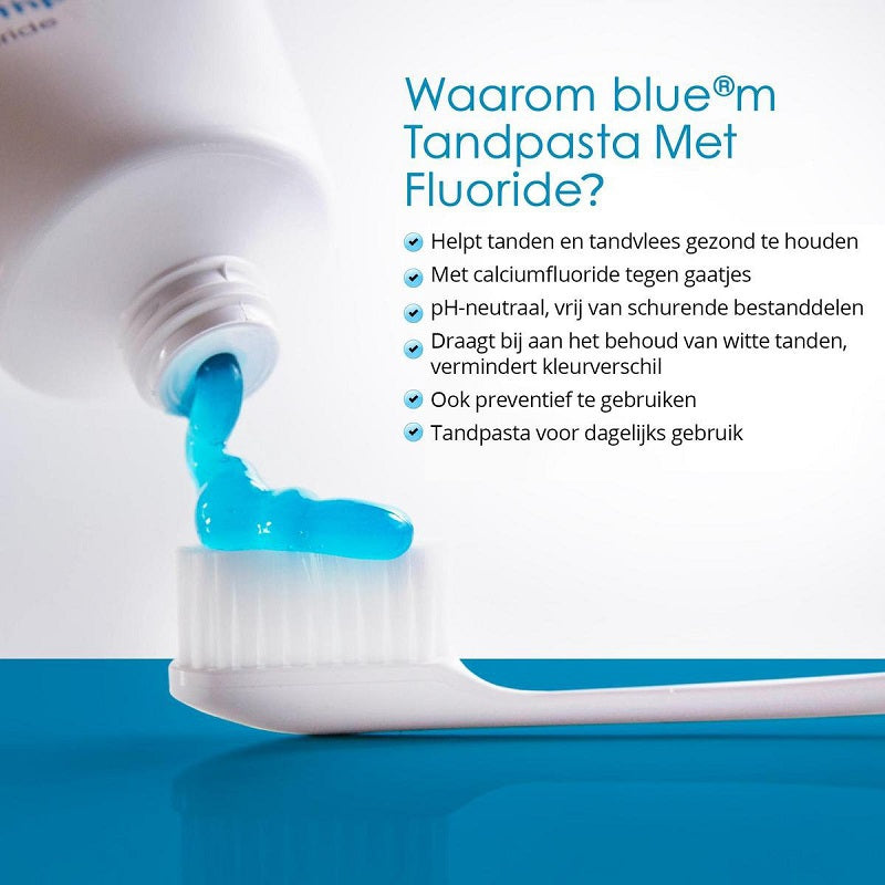 Blue®m Tandpasta met Calcium Fluoride - Actieve zuurstof - (75 mL)-Bluem-Sordent