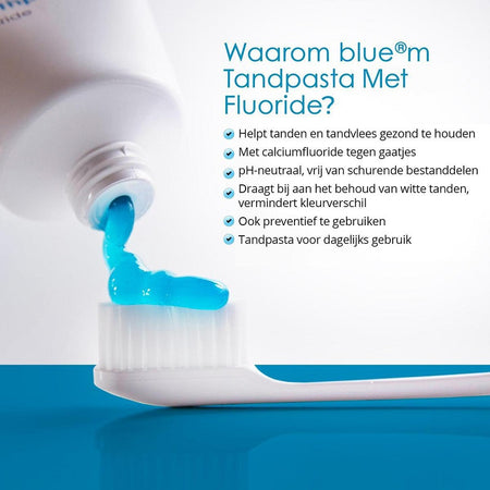 Blue®m Tandpasta met Calcium Fluoride - Actieve zuurstof - (75 mL)-Bluem-Sordent