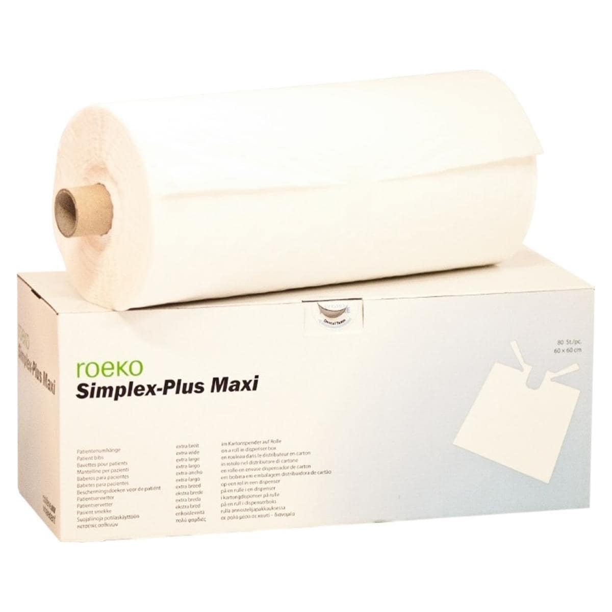 Roeko Simplex-Plus Maxi Wit - Polyethyleen Folie Servetten-Roeko-Sordent