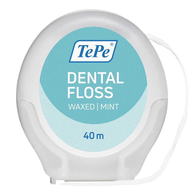 TePe® Dental Floss Waxed Mint (40 m)-TePe-Sordent