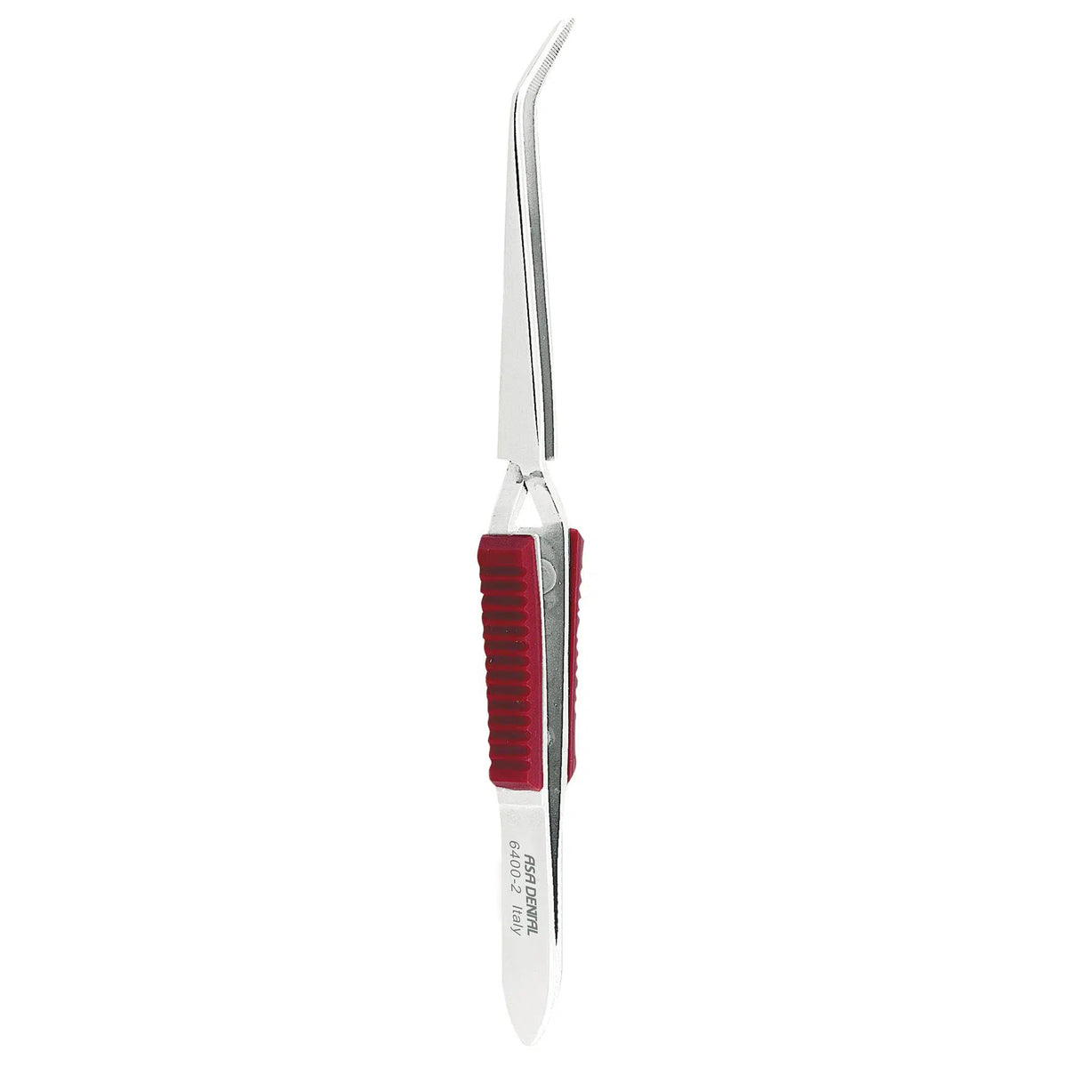 Asa Dental Laboratoriumpincet Rood handvat #2 Gebogen (16 cm)-Instrumenten-Asa Dental S.p.A-Sordent