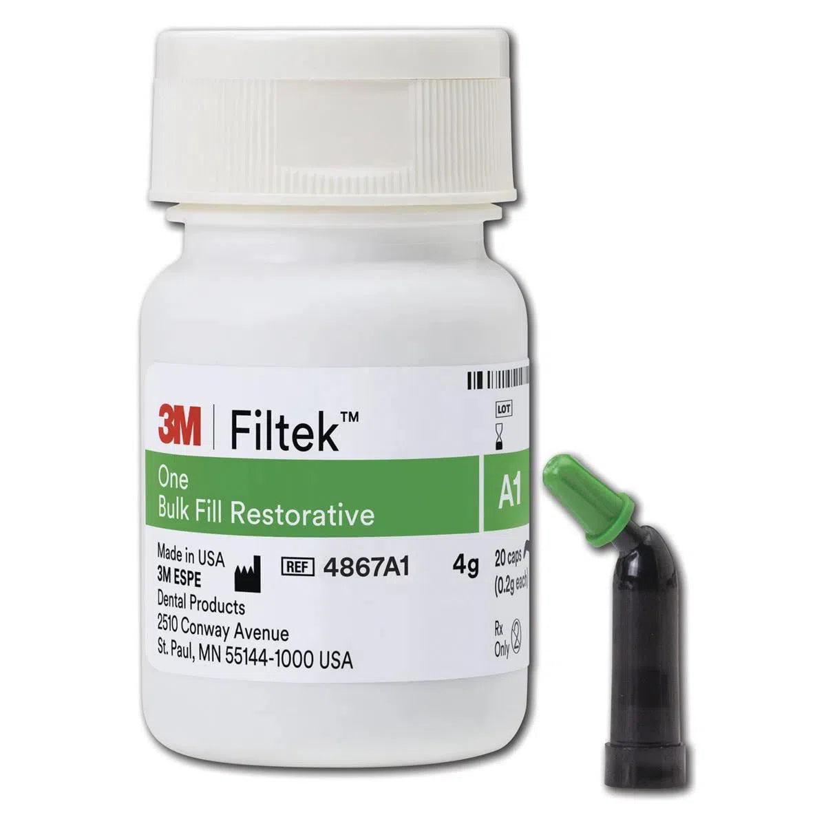 3M™ Filtek™ One Bulk Fill Restoratieve Navul Composiet Capsules-Solventum-Sordent