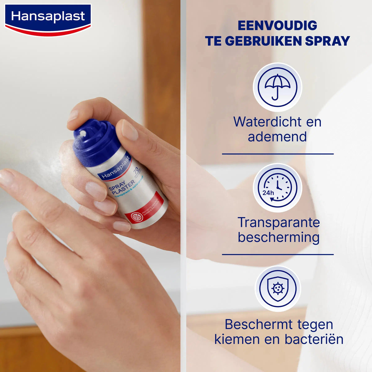Hansaplast Pleister Spray – Transparante wondbescherming-Hansaplast-Sordent