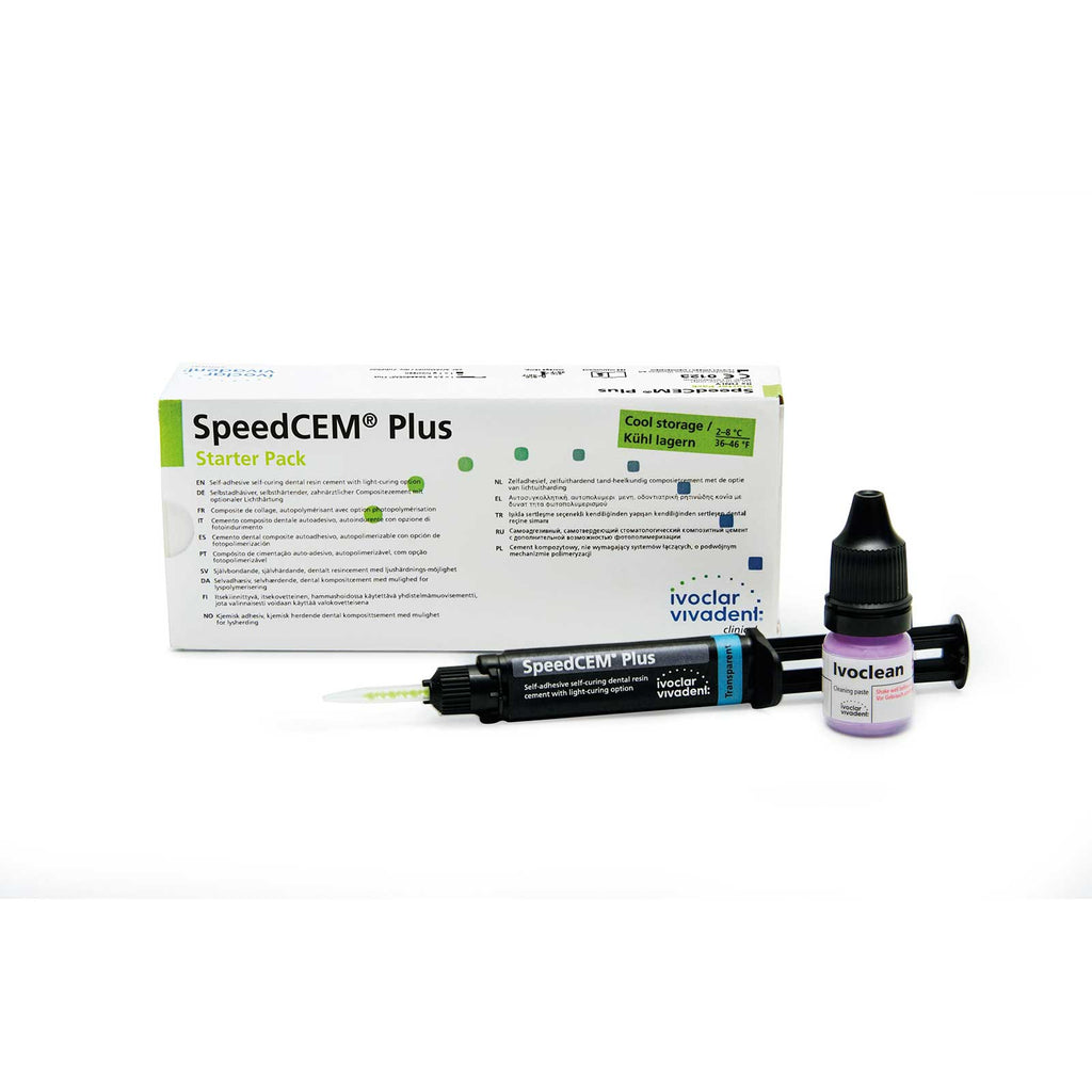 Ivoclar Vivadent SpeedCEM® Plus Refill Starter Pack Transparent (9 g)-Ivoclar-Sordent