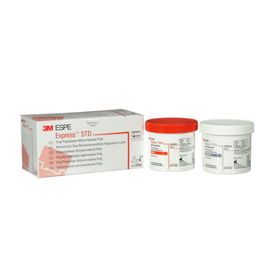 3M™ Express™ STD Putty VPS Afdrukmateriaal Rood (2 x 305 mL)-Solventum-Sordent