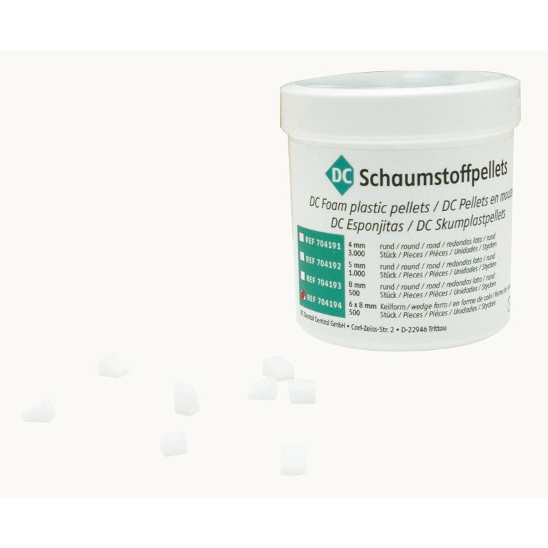 Dental-Central (DC) Schuimstof Pellets Rond 4 mm (3000 st.)-Dental-Central (DC)-Sordent
