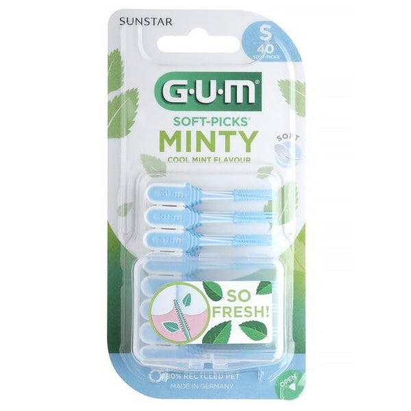 GUM® SOFT-PICKS® MINTY tandenstokers Small (40 st.)-GUM-Sordent