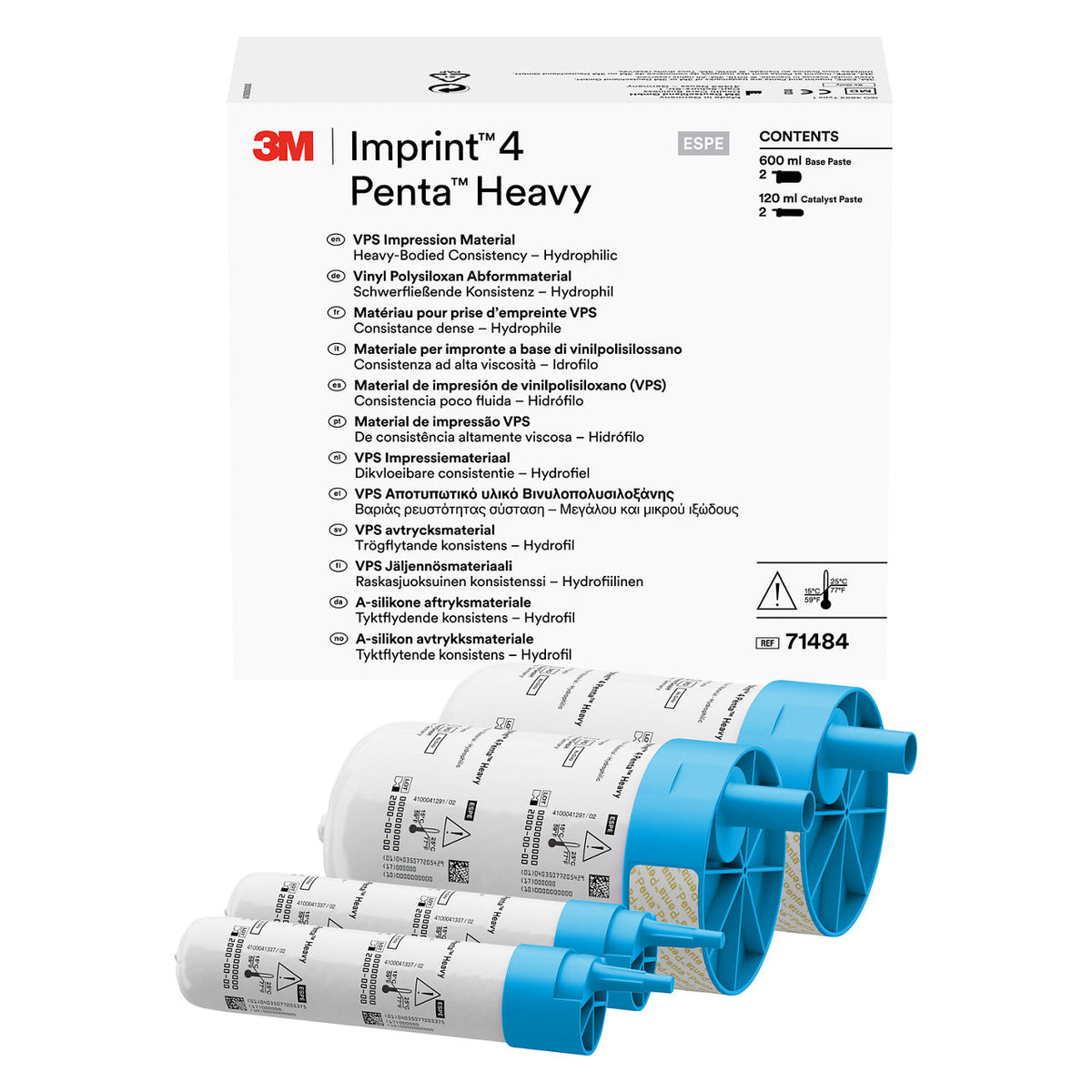 3M™ Imprint™ 4 Penta™ Heavy VPS Afdrukmateriaal Refill-Solventum-Sordent