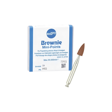 Shofu Brownie Prepolishing MiniPoint CA 030 (72 st.)-Shofu-Sordent