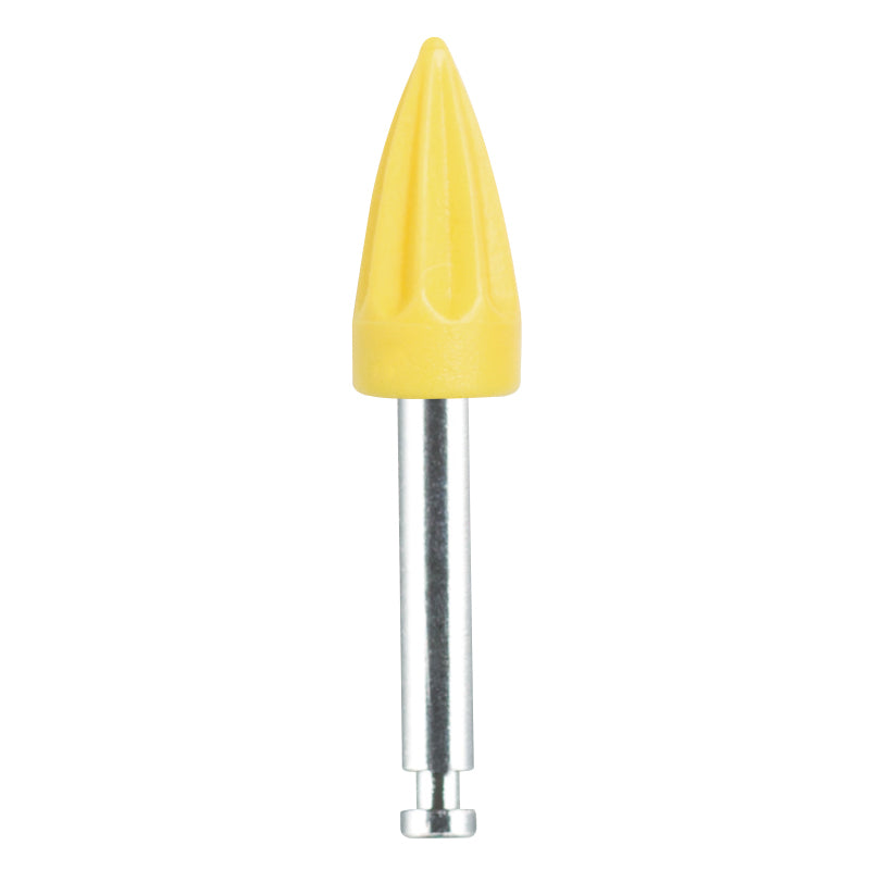 Premium Plus Prophy Points Metalen Schacht CA - Latexvrij (100 st.)-Premium Plus-Extra Soft-Geel-Sordent