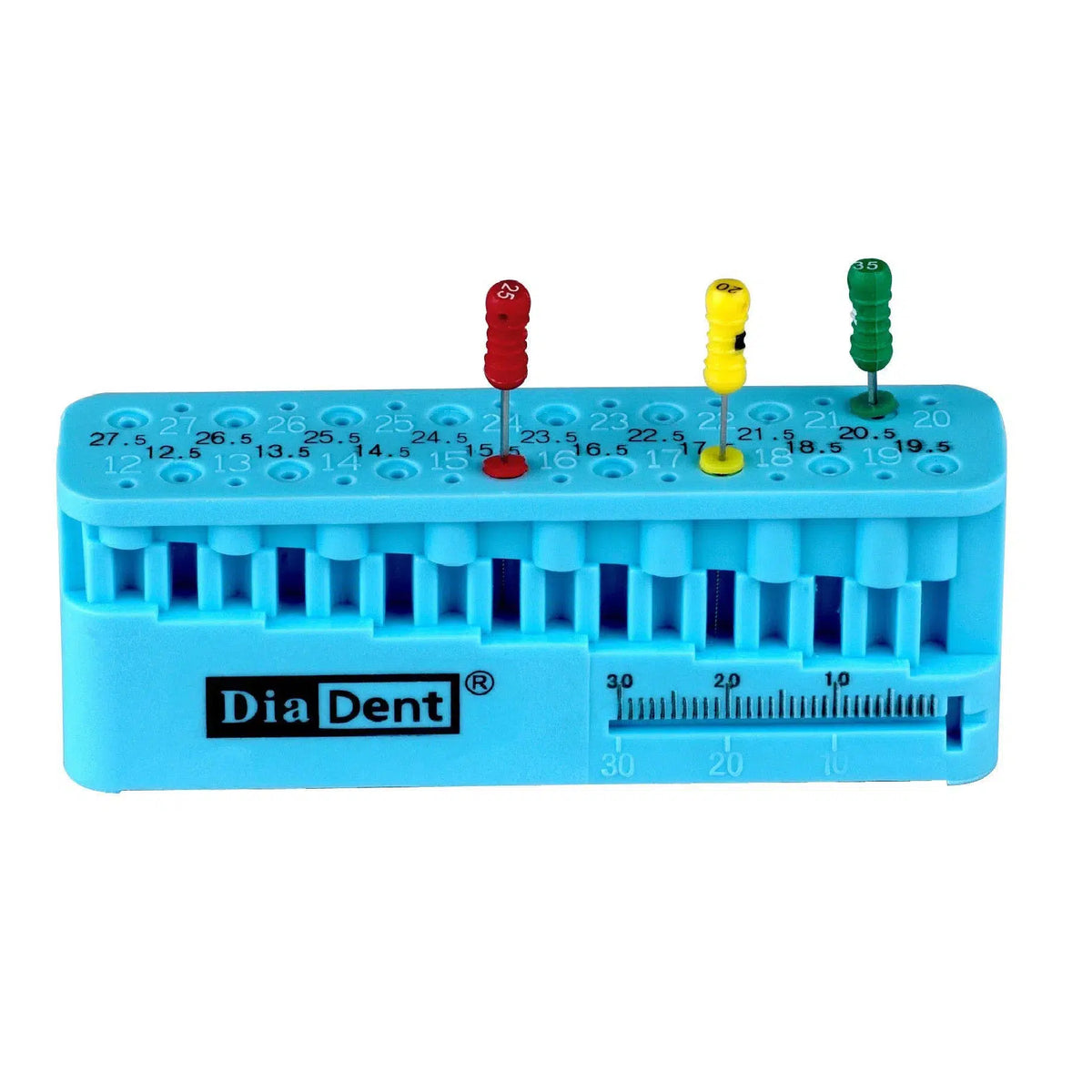 Lengtemeter voor vijlen plastic - Economische Meetset-DiaDent-Sordent