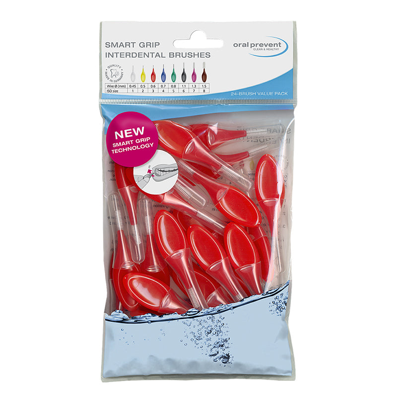 Oral Prevent Smart Grip Ragers Navulzak Rood 0.6 mm (25 st.)-Oral Prevent-Sordent