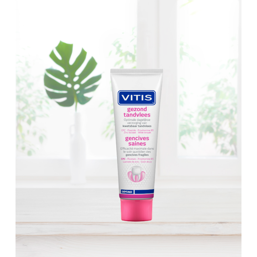 Vitis® Gezond Tandvlees Tandpasta - Anti-plaque werking (75 mL)-Dentaid-Sordent