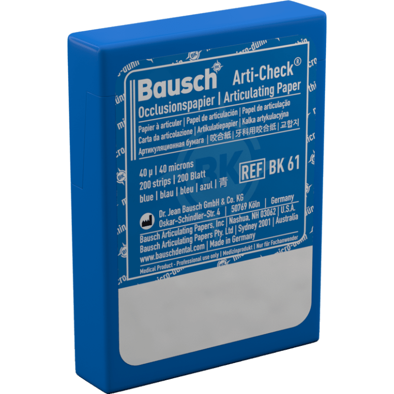 Bausch BK 61 - Arti-Check® - PreCut Box Blauw - 40 µ - (200 st.)-Bausch-Sordent