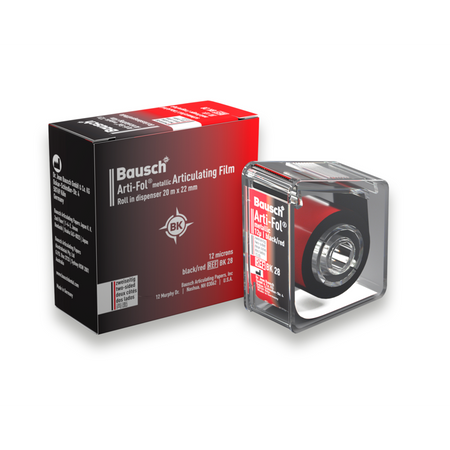 Bausch BK 28 - Arti-Fol® Metallic - 22 mm Zwart/Rood - 12 µ - (20 m)-Bausch-Sordent