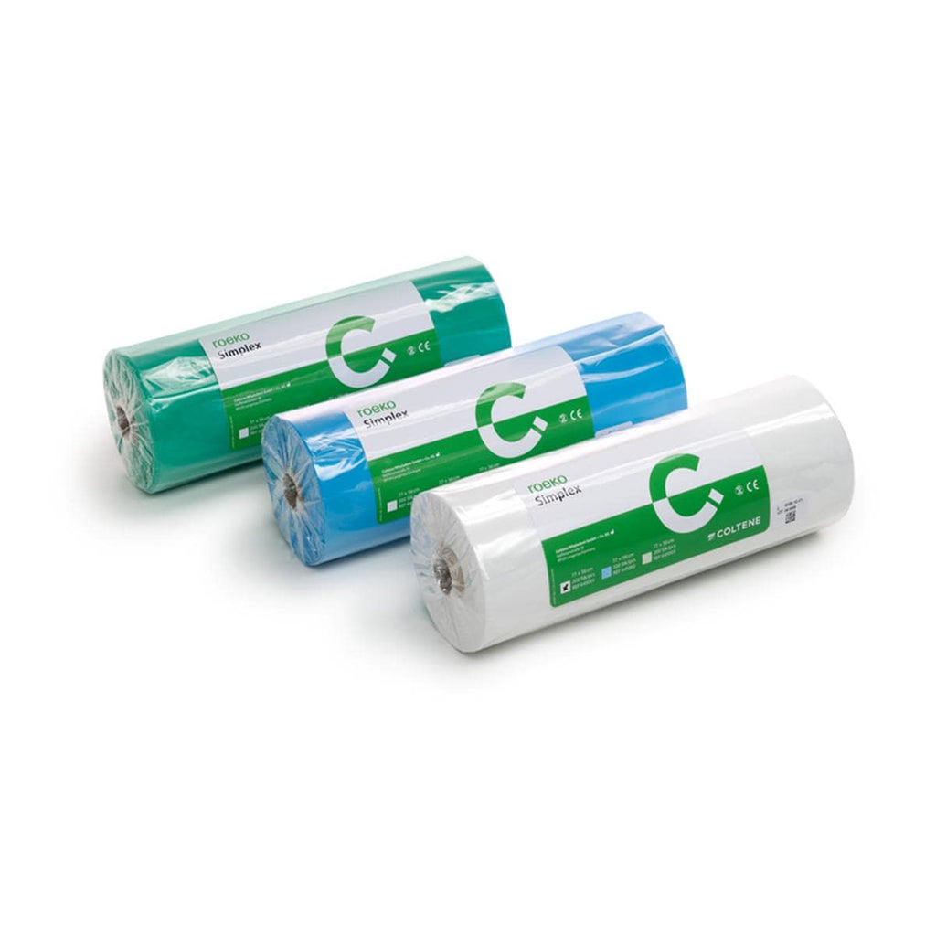 Roeko Simplex Patientenschort Plastic Wit - Beschermende Schort-Roeko-Sordent