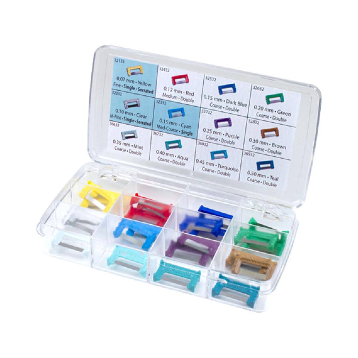 ContacEZ IPR Rainbow Set (0.07-0.50mm) – Interproximale Strips-ContacEZ-Sordent