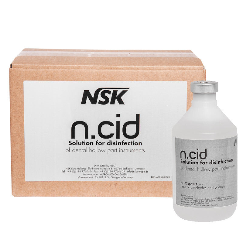 NSK N.Cid Instrumenten Desinfectievloeistof (6 x 500 mL)-NSK-Sordent