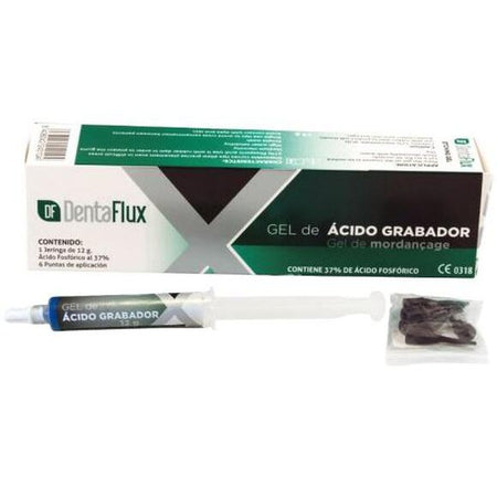 Dentaflux Etch Gel - Blauw Fosfor 37% (incl. 6 Tips) (12 g)-Dentaflux-Sordent