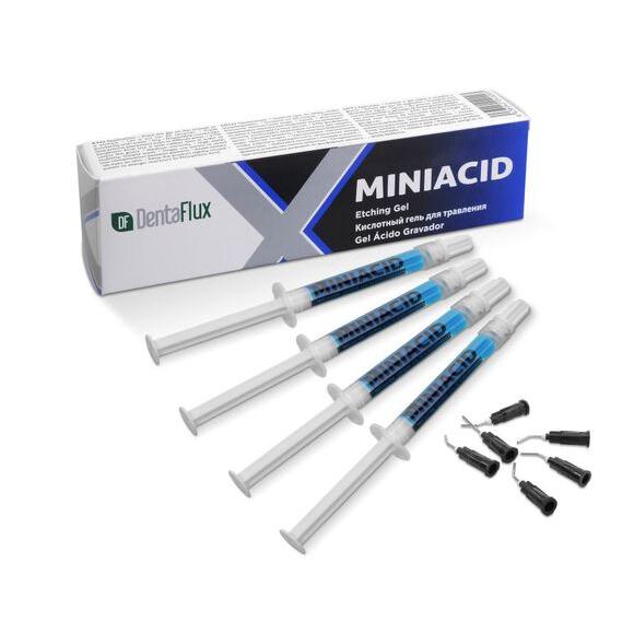 Dentaflux Etch Gel - Blauw Fosfor 37% (incl. 6 Metal Tips) (4x1.2 mL)-Dentaflux-Sordent