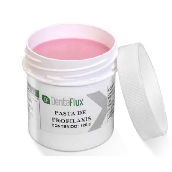 Dentaflux Prophylaxis Polijstpasta Pot - Aardbei/Mint Medium Gritt (120 g)-Dentaflux-Sordent