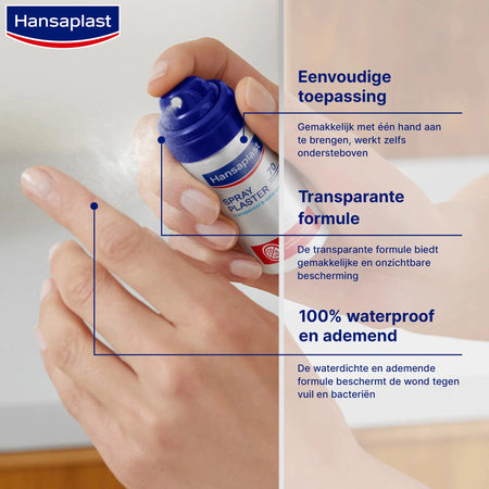 Hansaplast Pleister Spray – Transparante wondbescherming-Hansaplast-Sordent