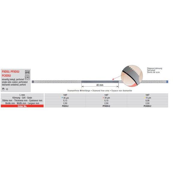 Edenta Diamantstrip Enkelzijdig Gecoat Rood - PFXDS2 (10 st.)-Edenta-Sordent