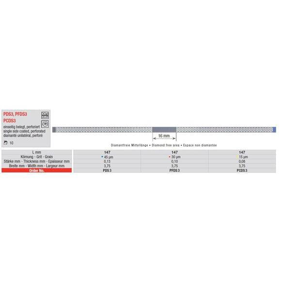 Edenta Diamantstrip Enkelzijdig Gecoat Rood - PFDS3 (10 st.)-Edenta-Sordent