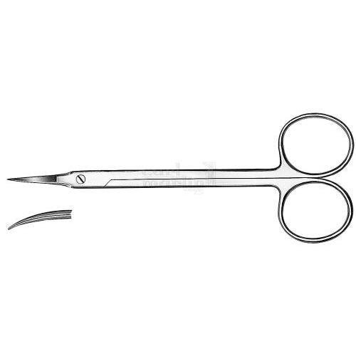 Carl Martin Tandvleesschaar / Gum Scissors Gebogen #862-Carl Martin-Sordent