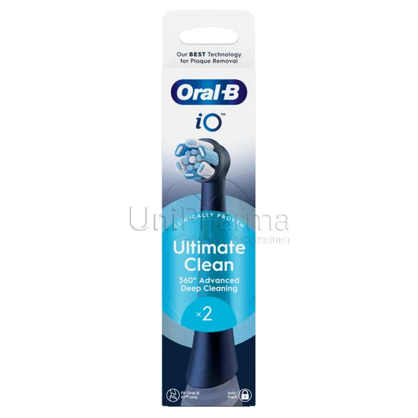 Oral-B iO™ Ultimate Clean Opzetborstels Zwart (2 st.)