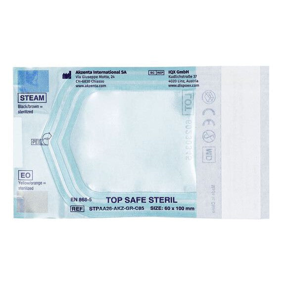 Akzenta Top Safe Steril Selfseal - Sterilisatie Pouches - Div. Maten (100 st.)-Akzenta-Sordent