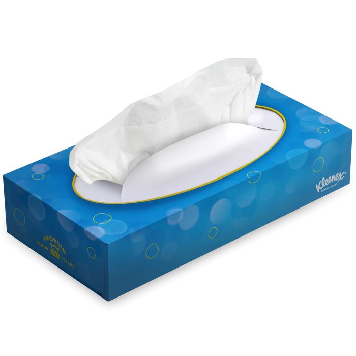 Kleenex® Facial Tissues 2-Laags 20.6x20 cm (24 x 100 st.=2400 st.)