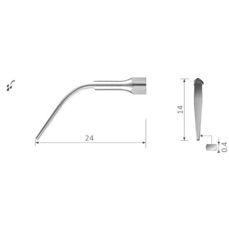 Xpedent Scaler Tip voor EMS - Div. Maten-Xpedent-G3-Sordent